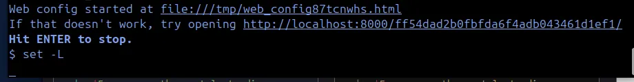 Fish Config