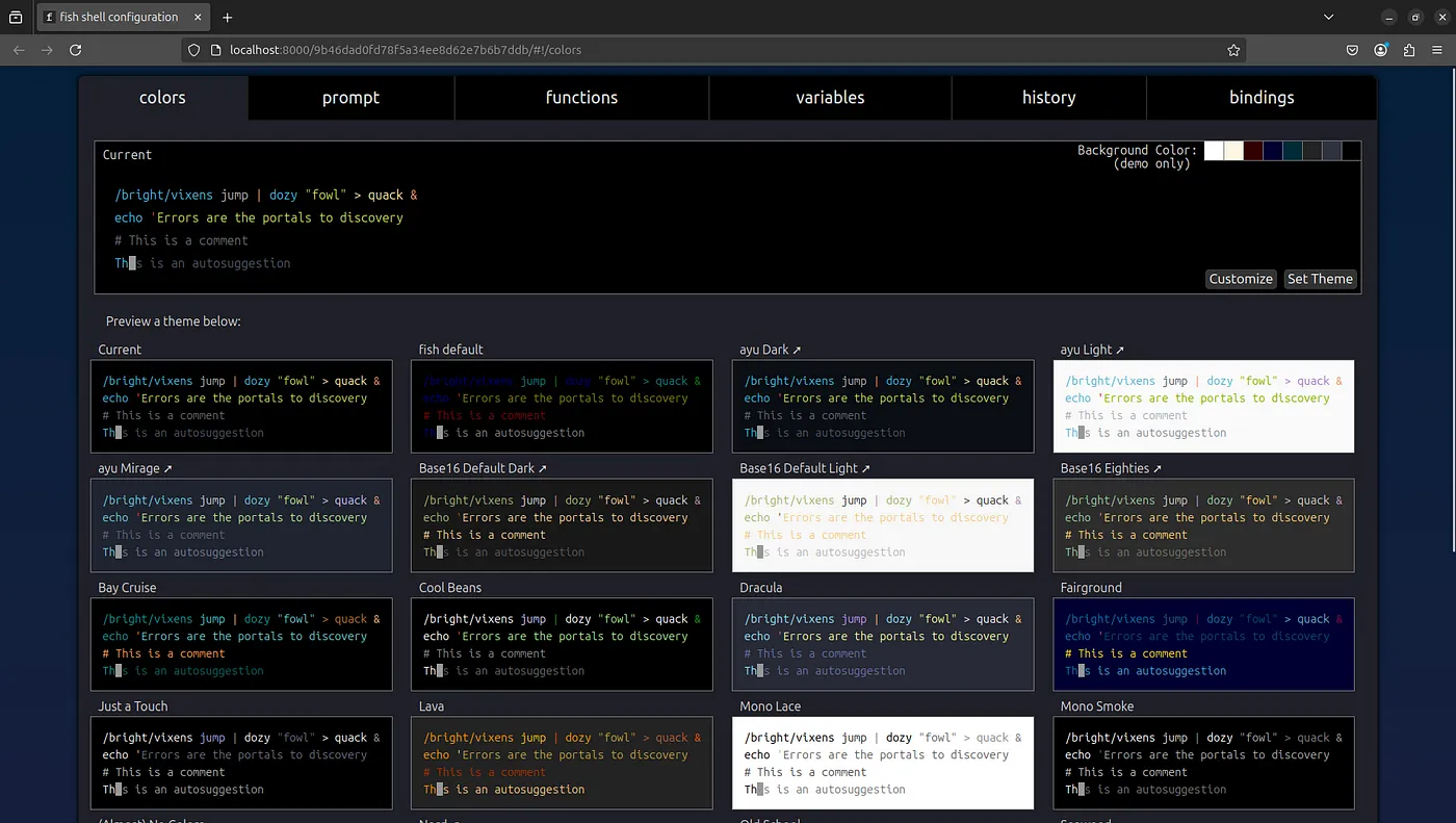 fish_config browser UI